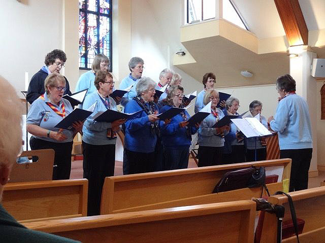 girlguiding singing group